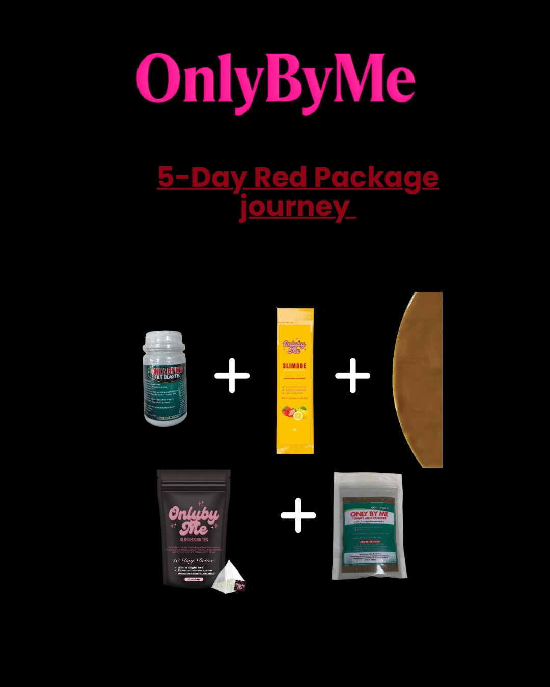OnlyByMe® 5-Day Red Package – Limited Edition